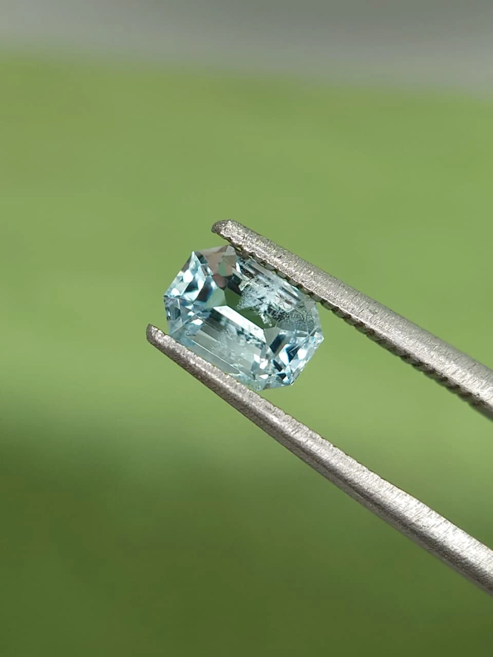 0.8ct Natural Aquamarine Loose Gemstone from Skardu Pakistan — view 1